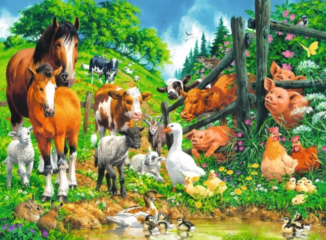 Puzzle Ravensburger Zwierzątka XXL 100 elementów