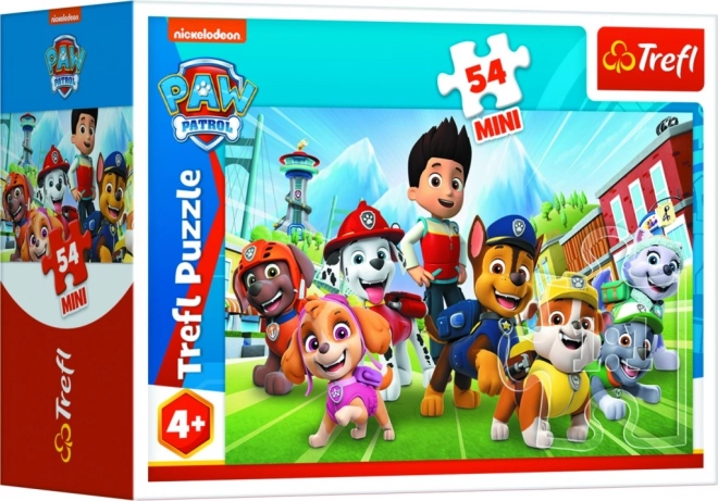 Minipuzzle Psi Patrol 54 elementy