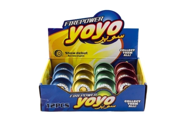 Jojo metalowe 6cm asst mix kolorów w woreczku 12szt w pudełku