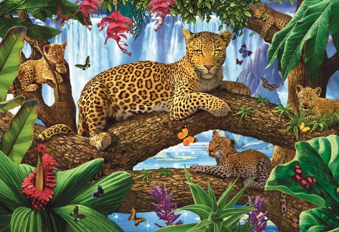 Puzzle Odpoczynek w koronach drzew 1500 kawałków