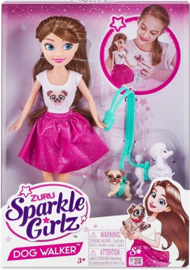 Zuru Sparkle Girlz Dog Walker Lalka