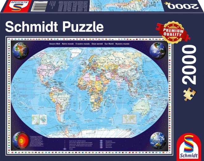 SCHMIDT Puzzle Nasz świat 2000 elementów