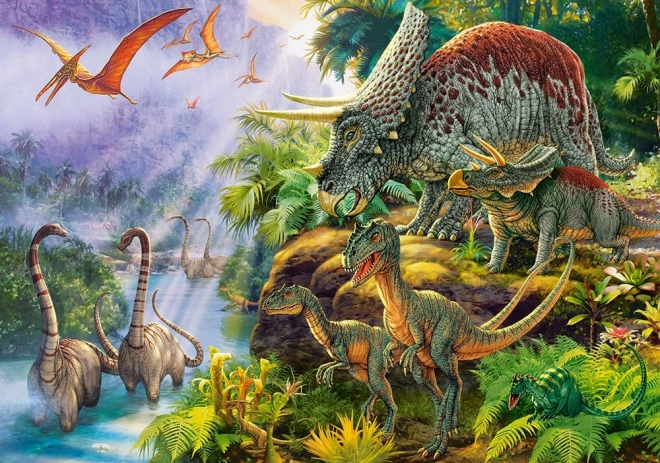 Puzzle 500 elementów Dinosaur Valley