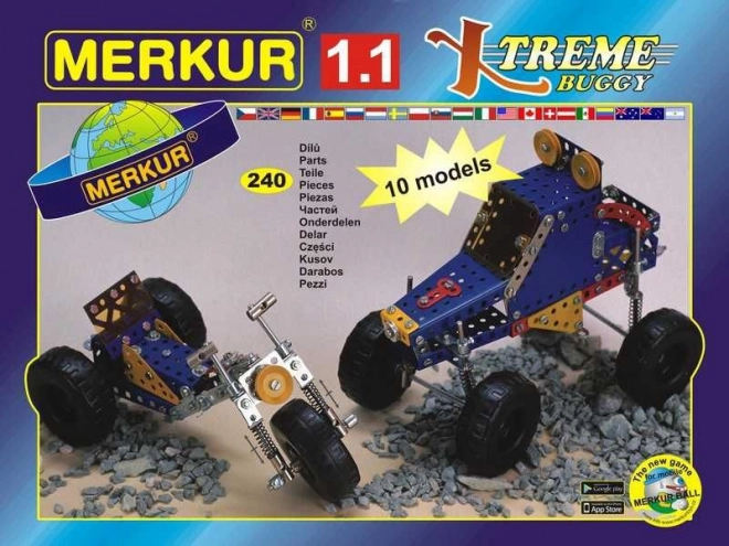 Merkur 1.1 Zestaw do budowy pojazdów - 240 części