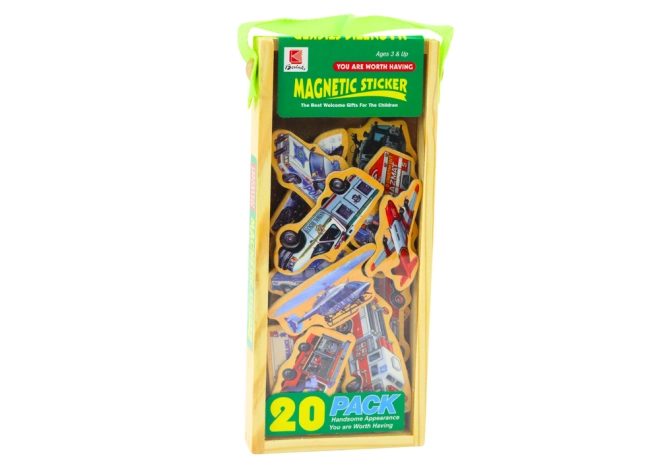 20 kolorowych magnesów