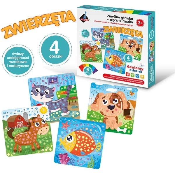 Zestaw Wykrojników Genialne Dziecko Zręczna Rączka - Zwierzęta