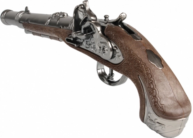 Metalowy pistolet pirata Gonhera