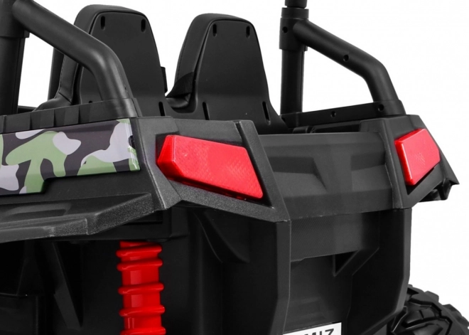 Dziecięce terenowe autko Grand Buggy 4x4 z kamuflażem, oświetleniem LED i radiem MP3
