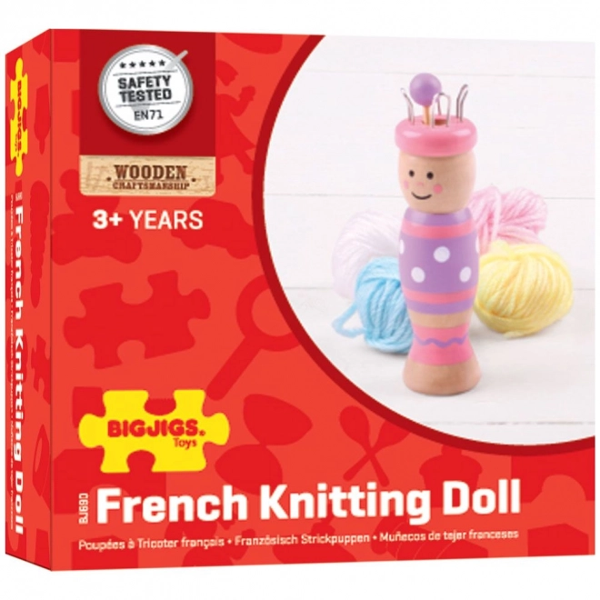 Bigjigs Toys lalka do dziergania