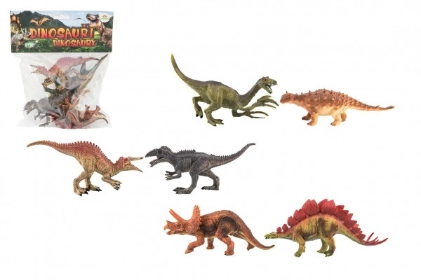 Zestaw plastikowych dinozaurów 6 sztuk