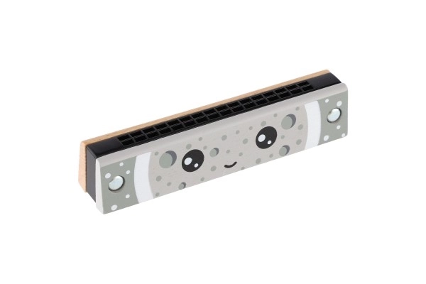 Drewniana dziecięca harmonijka 13 cm