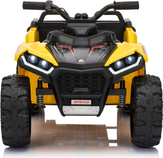 Żółty sportowy dziecięcy quad TX ATV