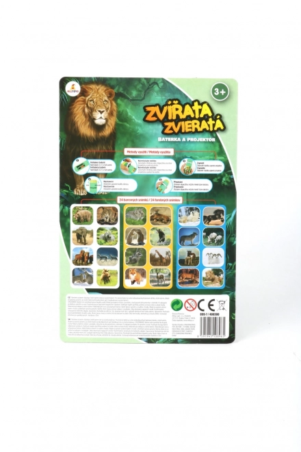 Latarka i projektor zwierzęta