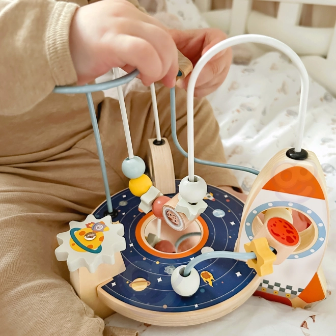 Drewniana rakietowa pętla od Tooky Toy