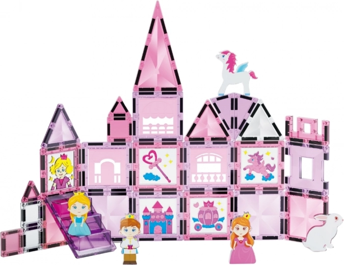 Bajkowy zamek i postacie z baśni