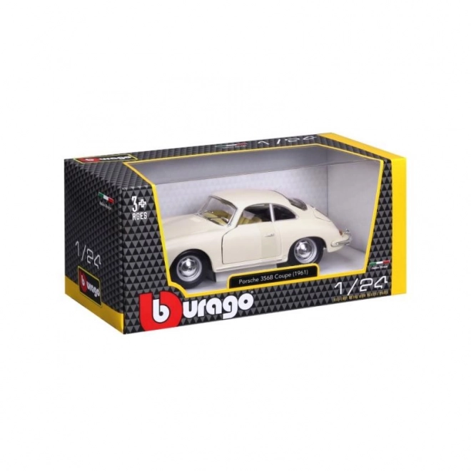 Bburago 1:24 Porsche 356B Coupe (1961) Kość słoniowa