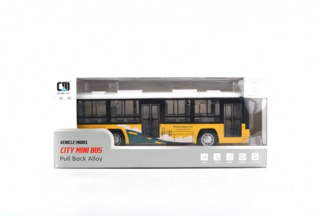 Żółty autobus z efektami