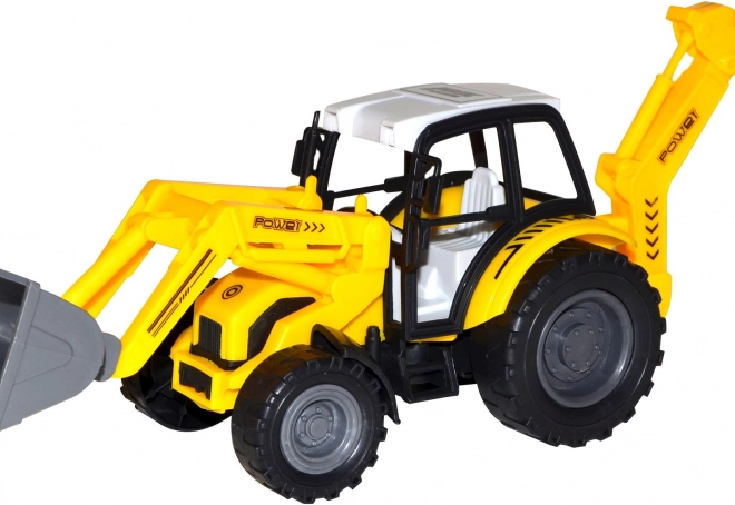 Traktor z ładowarką na napęd biegowy