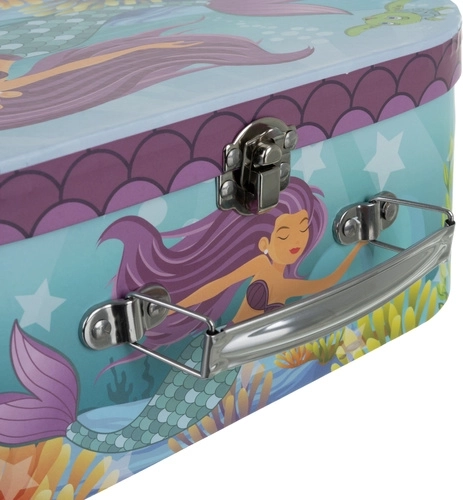 Solidna metalowa walizeczka w podróż