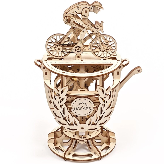 Ugears 3D drewniana mechaniczna układanka Samobieżny kolarz