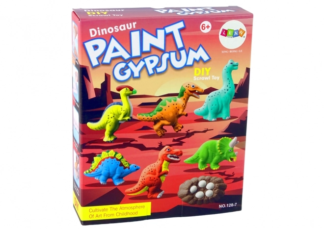 Zestaw do odlewania gipsu DIY Malowanie dinozaurów