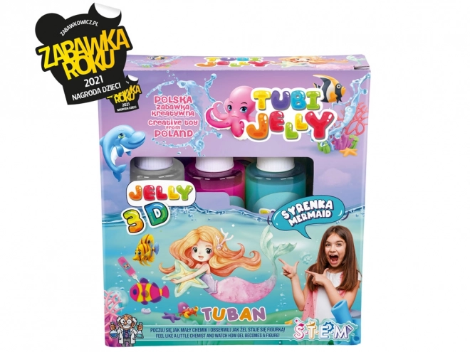 Zestaw Tubi Jelly 3 kolory - Syrena