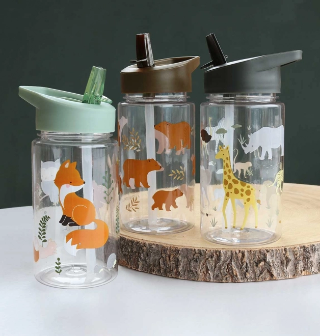 A Little Lovely Company Butelka na napoje – Przyjaciele z lasu