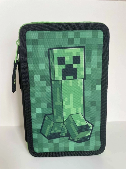 Dwupoziomowy piórnik Minecraft