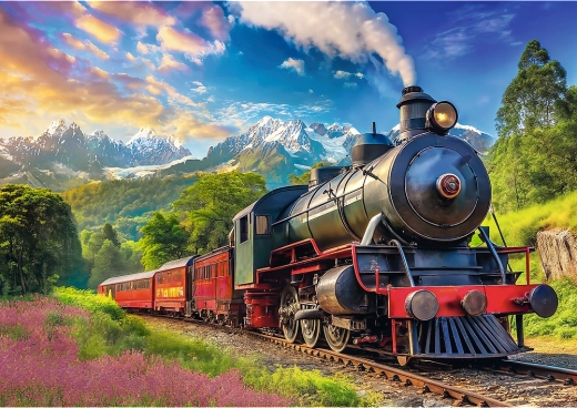 Puzzle 1000 elementów – Podróż pociągiem