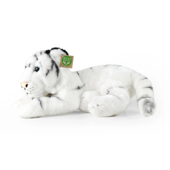 Pluszowy biały tygrys leżący 36 cm ECO-FRIENDLY
