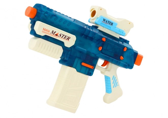 Pistolet na wodę M416 na akumulator, 500 ml, zasięg 8-10 m