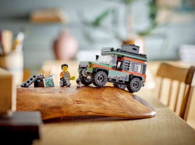 Lego City terenowe auto ciężarowe 4x4 w górach