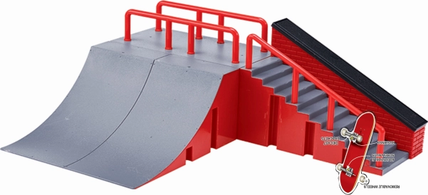 Zestaw Fingerboard z rampą i schodkami
