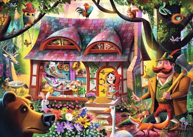 Puzzle Czerwony Kapturek 1000 elementów