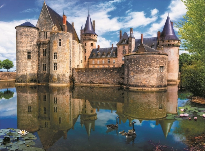 Puzzle 3000 elementów Zamek Sully-sur-Loire Francja
