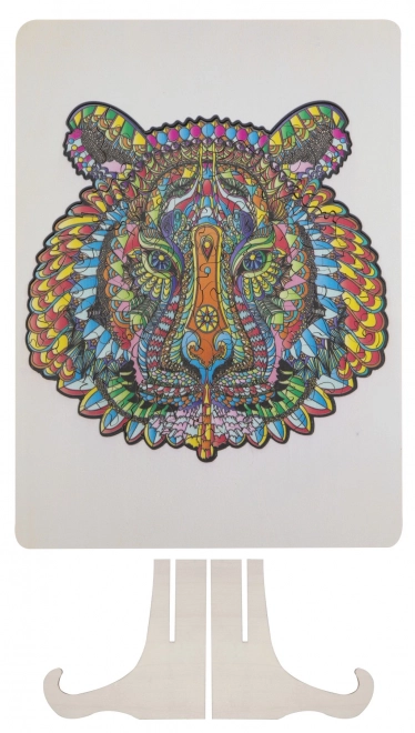 Moxy drewniane puzzle obrysowe tygrys 130 elementów