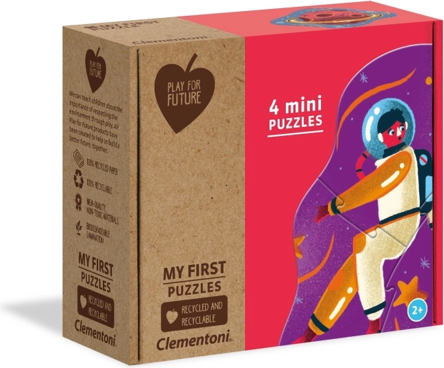 Clementoni Moje pierwsze puzzle W kosmosie 4w1