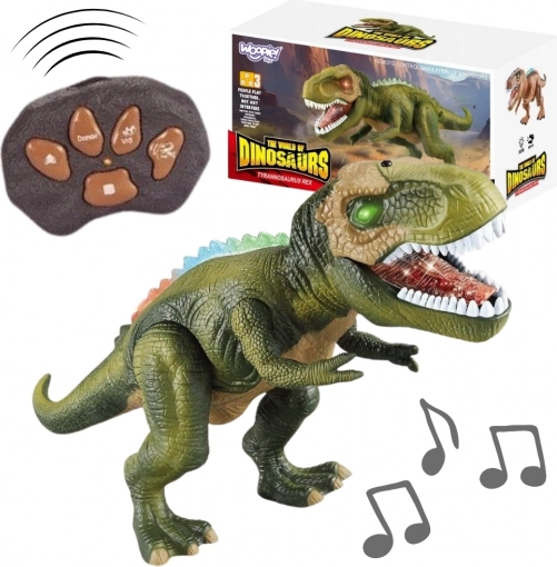 Woopie dinozaur RC robot T‑Rex z oświetleniem i dźwiękami