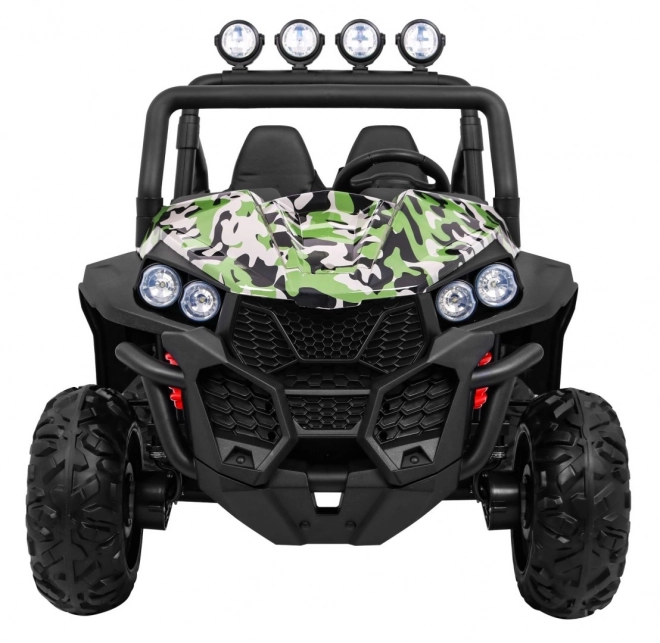Dziecięce terenowe autko Grand Buggy 4x4 z kamuflażem, oświetleniem LED i radiem MP3