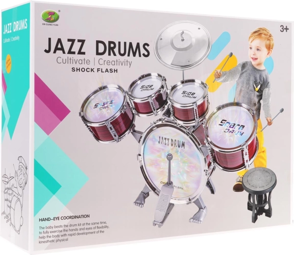 Zestaw perkusyjny z podświetleniem