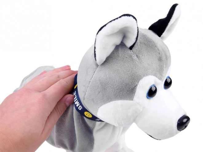 Interaktywny pluszowy pies Husky
