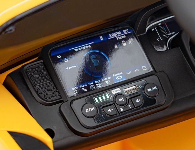 Dziecięcy elektryczny samochód Ford Ranger Lift żółty