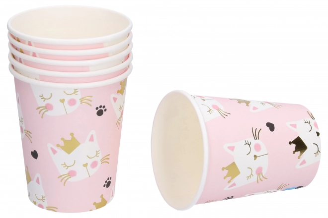 Kubki imprezowe KOTKA 250ml, 6 szt.
