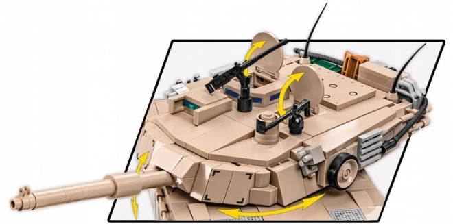 COBI 2622 Siły Zbrojne Abrams M1A2, 1:35, 982 k, 1 f