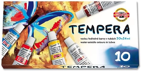 Farby temperowe KOH-I-NOOR 10x16ml Motyl