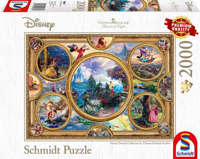 Puzzle Disney kolaż 2000 elementów