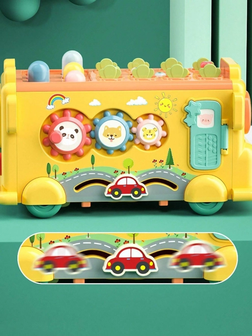 Interaktywny autobus Montessori 6w1