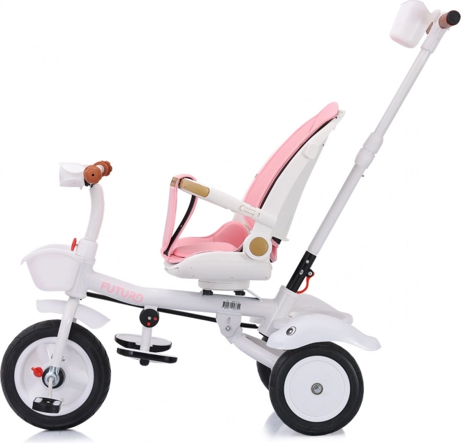 CHIPOLINO Trójkołowiec z daszkiem Futuro 2w1 Princess
