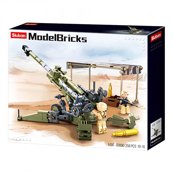 Sluban zestaw klocków haubica M777