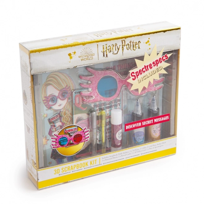 Kołonotatnik zestaw Harry Potter Luna Lovegood 3D